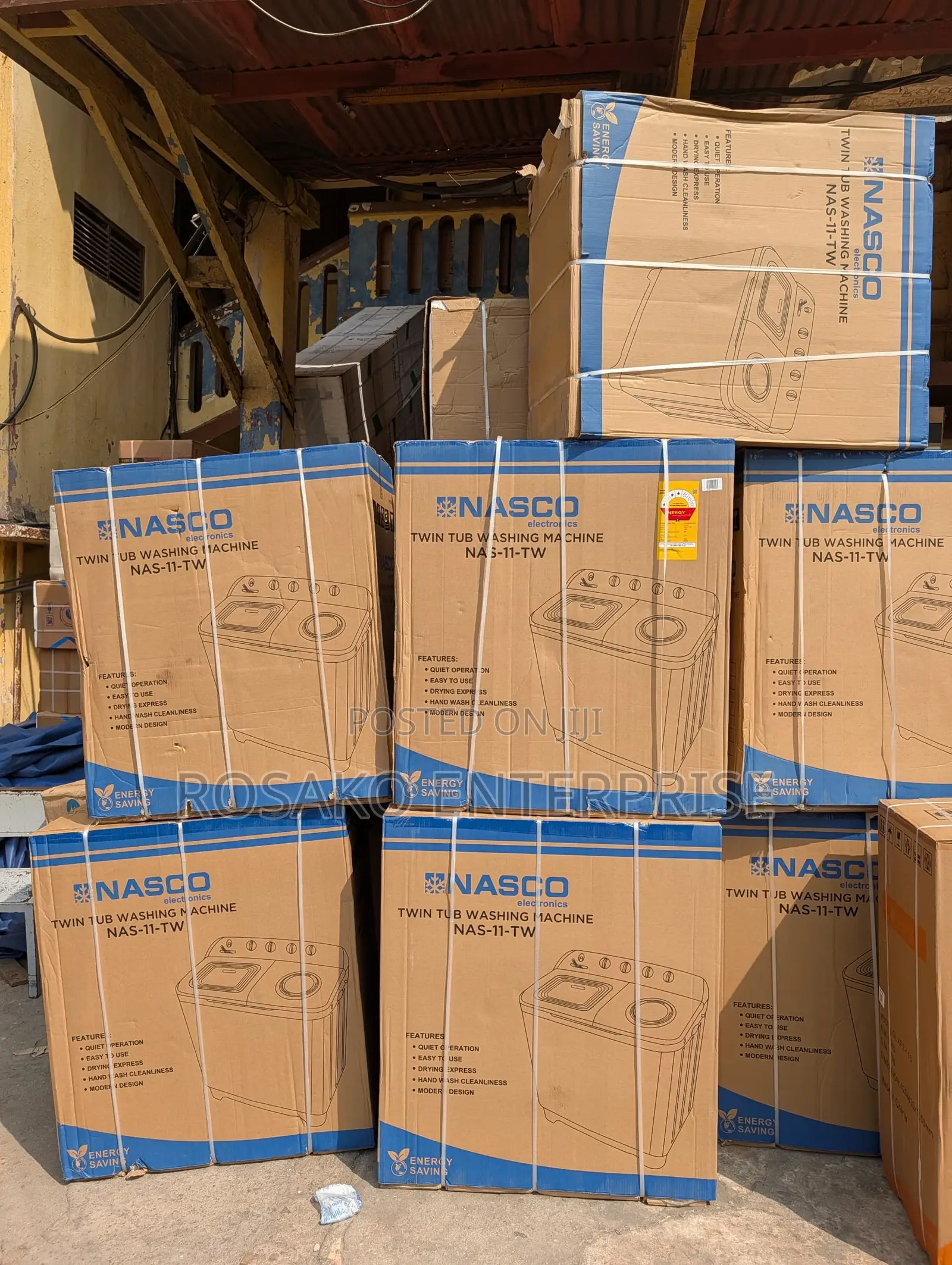 Nasco 11kg Semi Automatic Washing Machine