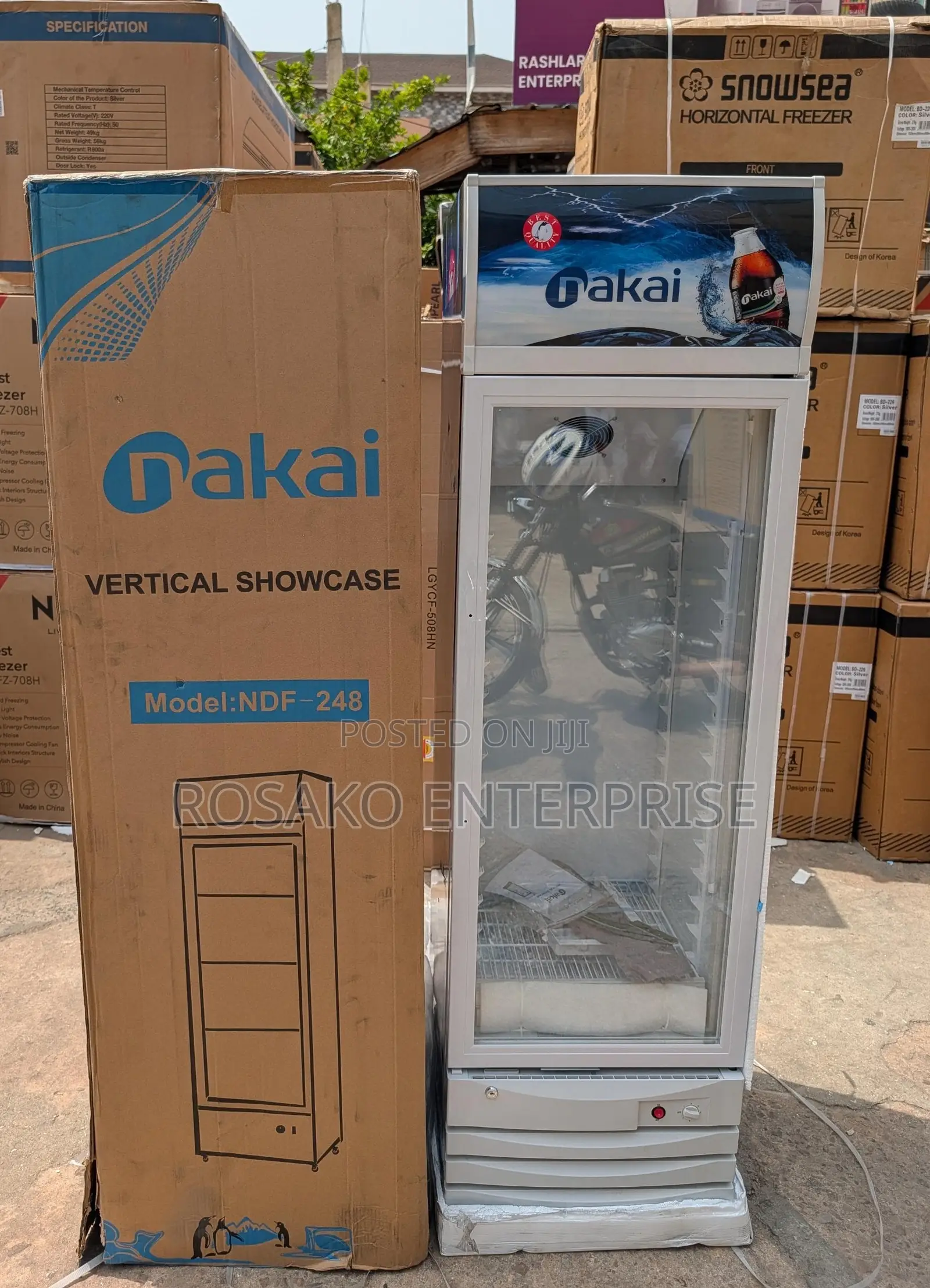 Nakai Display Fridge 200l