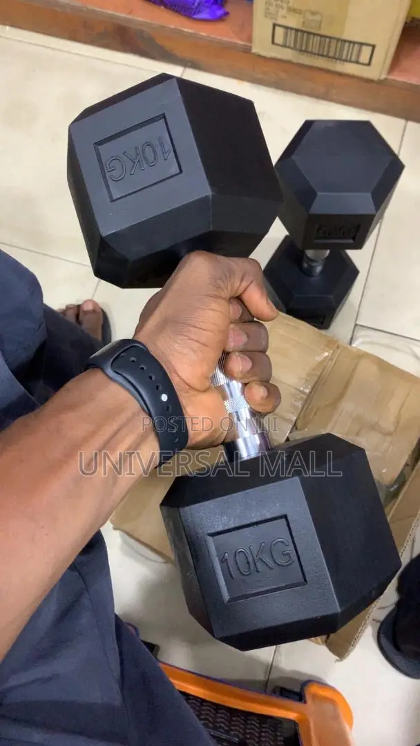 10kg Metallic Dumbbells (Pair)