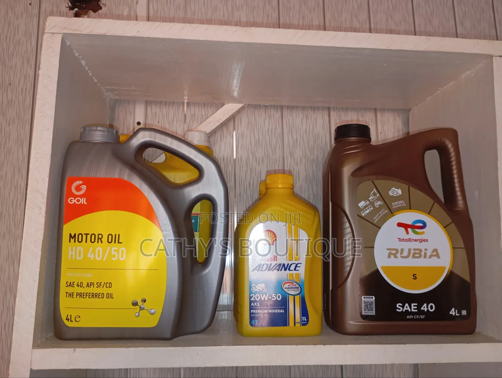 Goil,Total and Shell Engine Oil