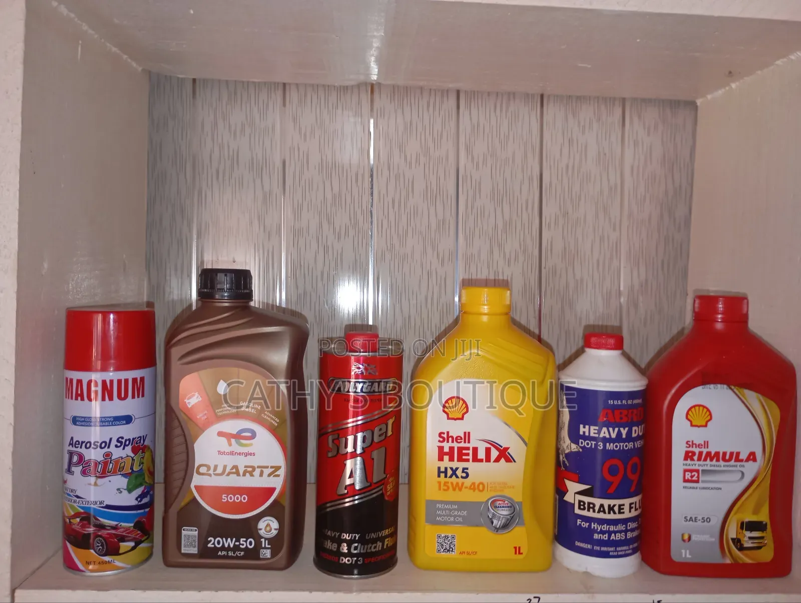 Goil,Total and Shell Engine Oil