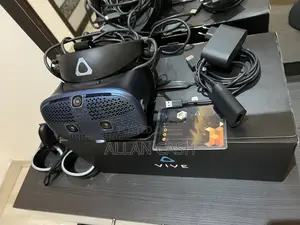 HTC Vive Cosmos Vr Headset-Open Box-Complete Set W/ Controllers Cables