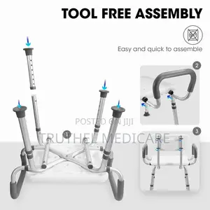 Bathroom Shower Seat - With Backrest/Armrest