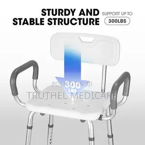 Bathroom Shower Seat - With Backrest/Armrest
