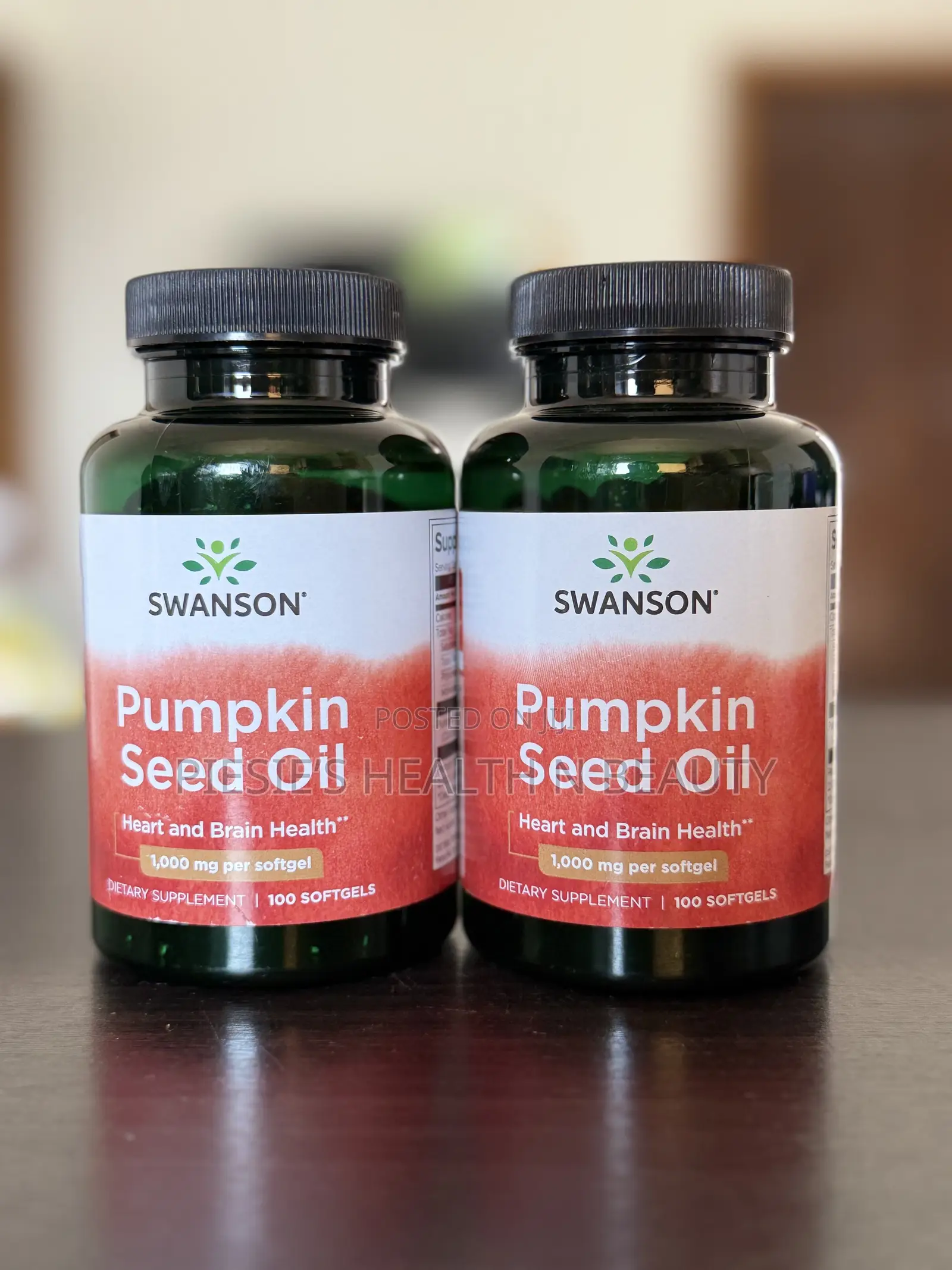 Swanson Pumpkin Seed Oil, 100 Softgels
