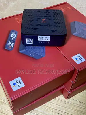 Airtel Smartbox Router And Android Tv Box.