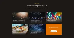 Event Venue Website - Call and Whatsapp Optimized (Ready to Use)–