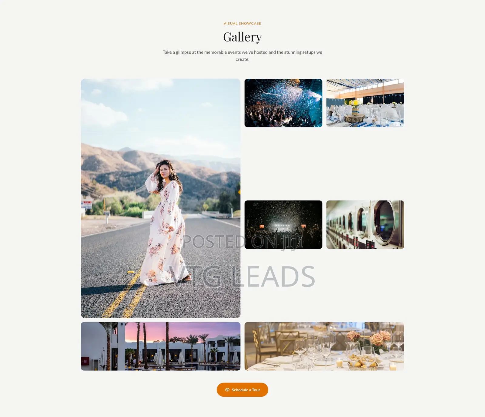 Event Venue Website - Call and Whatsapp Optimized (Ready to Use)–