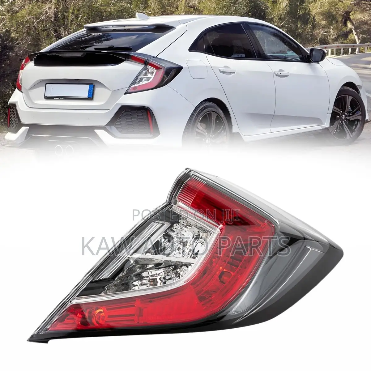 2016,2017,2018,2019,2020,2021 Rear Taillight For Honda Civic Hatchback
