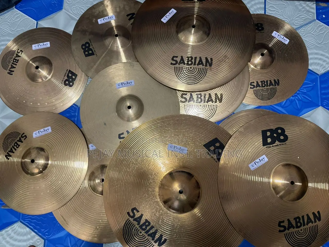 Original Drum Cymbals, Stands Bag- Sabian, Zildjian, Meinl (Kumasi)
