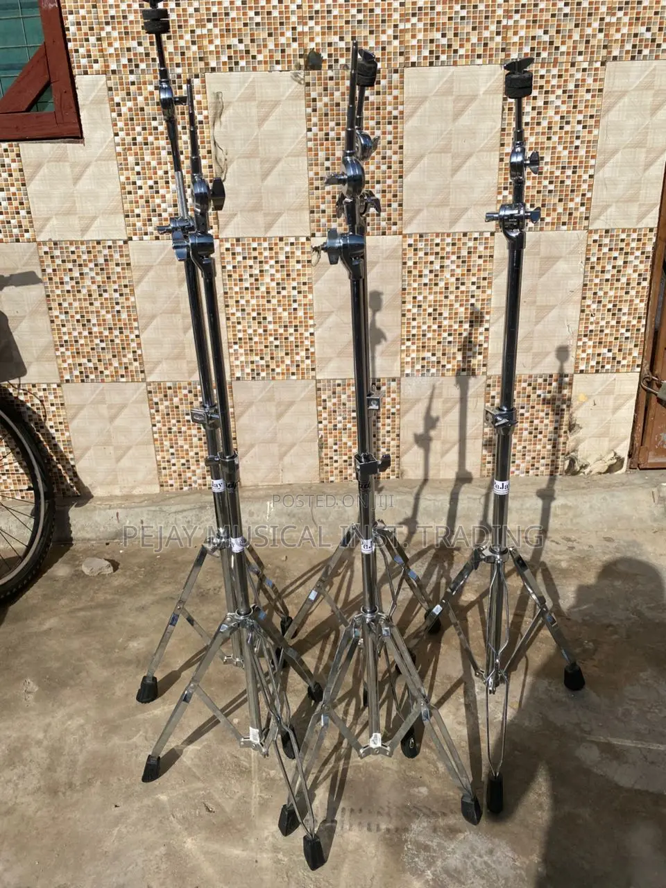 Original Drum Cymbals, Stands Bag- Sabian, Zildjian, Meinl (Kumasi)