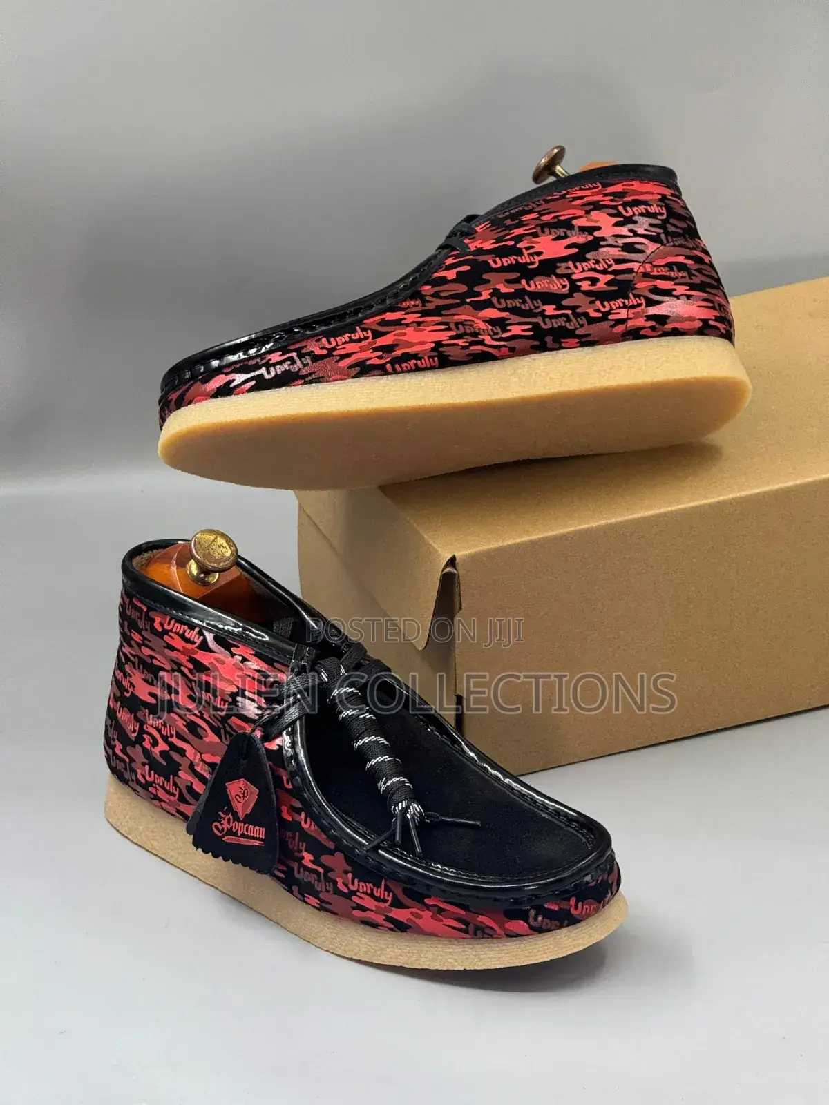 Original Clarks Pure Leather Redbkack