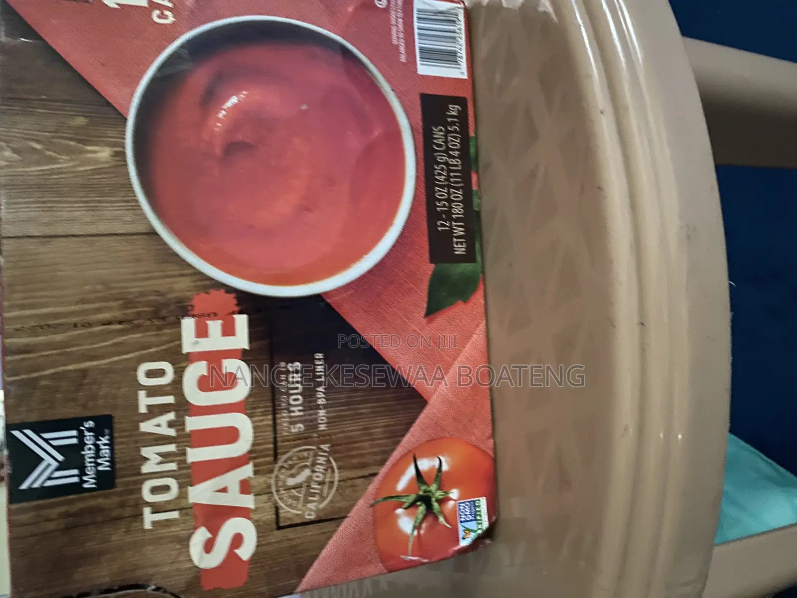 Members Mark Tomato Sauce From Usa