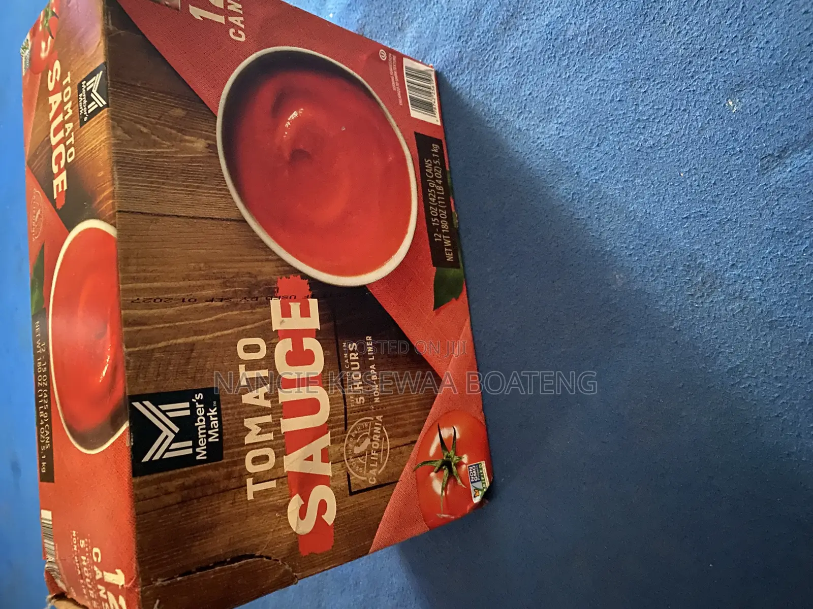 Members Mark Tomato Sauce From Usa