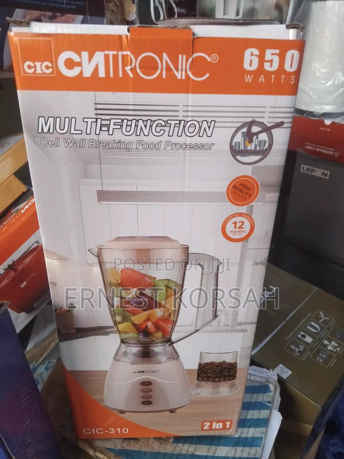 2 in 1 Cntr0nic Multi Function Blender ( Binatone Type)