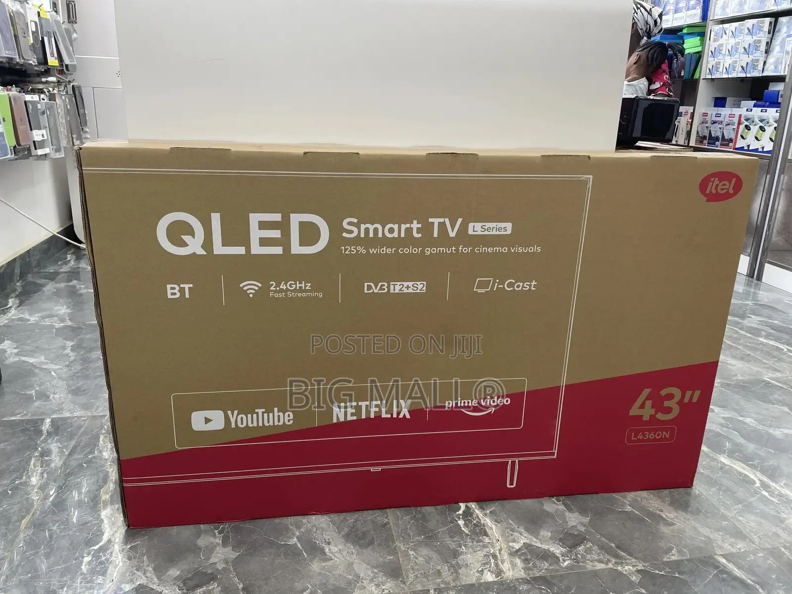 Itel Qled Smart Television 43 Inch.