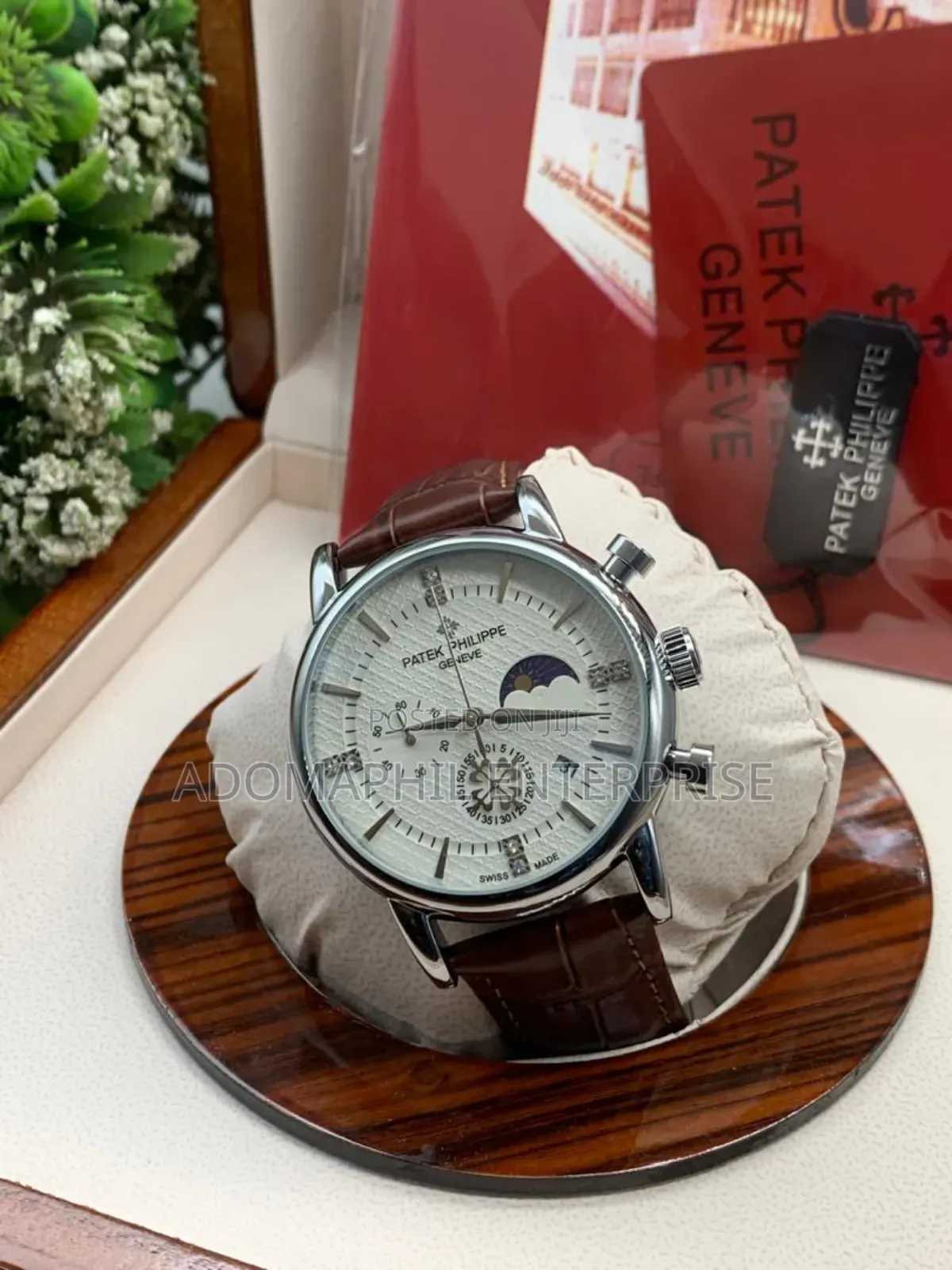 Anti-Fade Authentic Patek Philip Leather Swiss