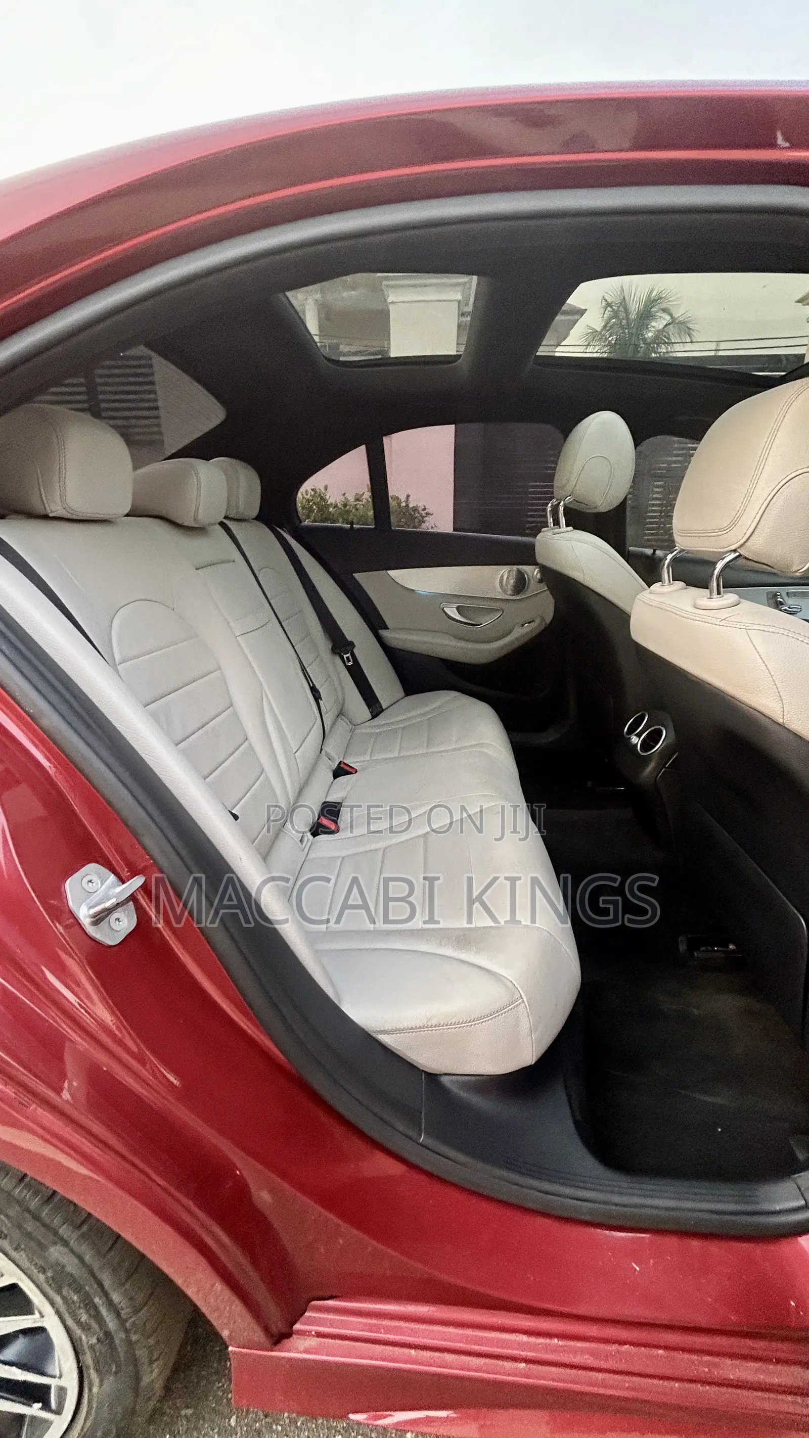Mercedes-Benz C300 Luxury 4matic Sedan AWD (2.0L 4cyl 7A) 2017 Red