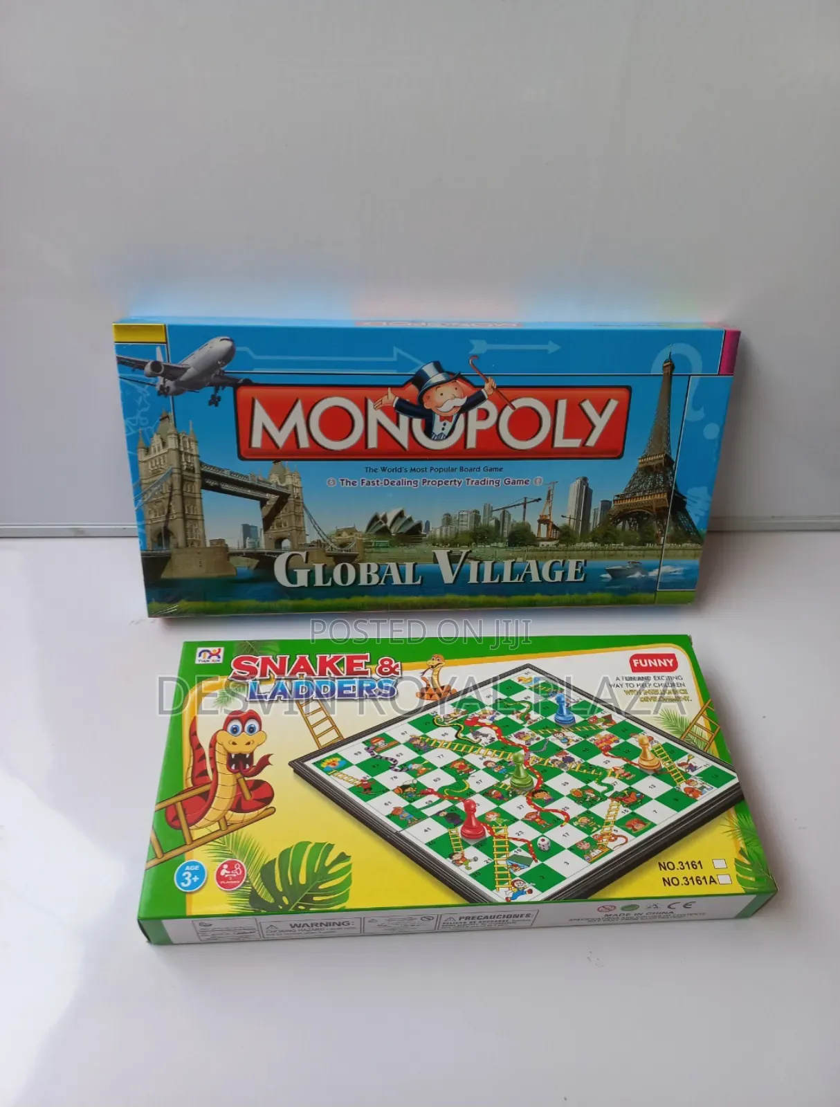 Monopoly + Snake and Ladders