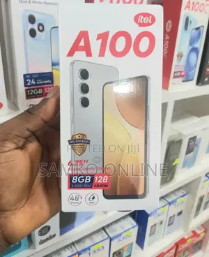 New Itel A100 128 GB Black