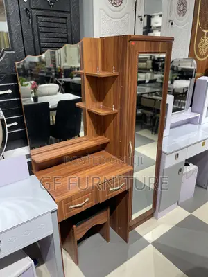 Dressing Mirror With Cabinet