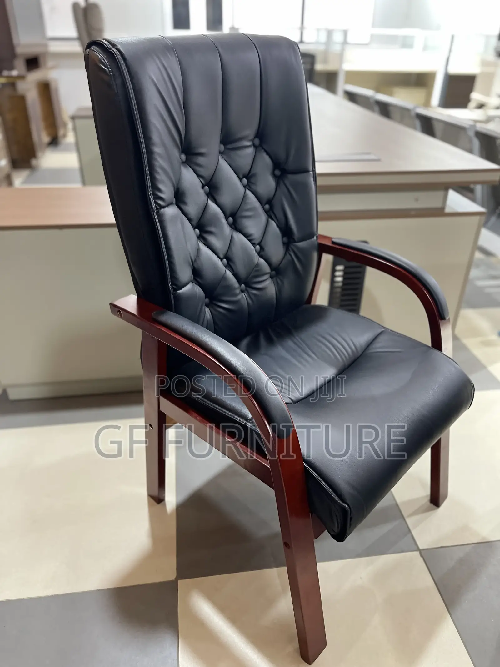 Premium Executive Wooden Visitor Chair
