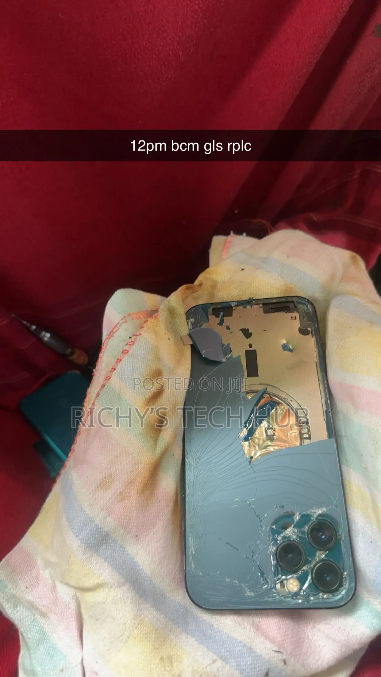 iPhone Back Glass for 12 13 14 15 16 17 Pro Max Replacement Repair Fix