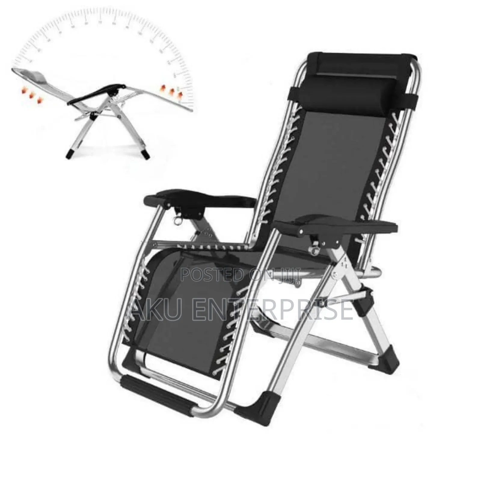 Recliner Chair Foldable Zero Gravity Heavy Duty