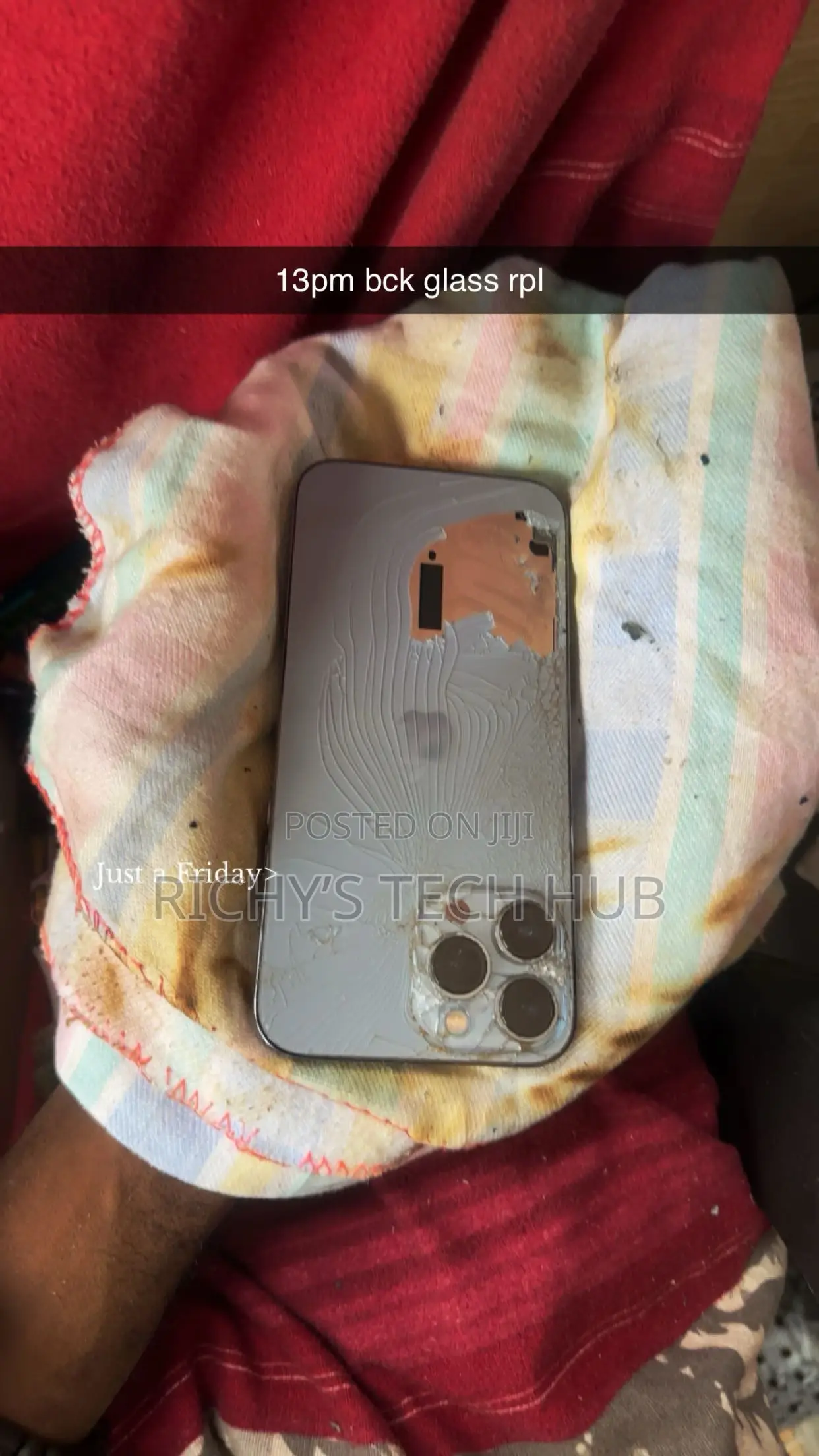 iPhone Back Glass for 12 13 14 15 16 17 Pro Max Replacement Repair Fix