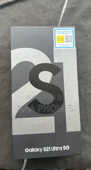 New Samsung Galaxy S21 Ultra 5G 128 GB Black