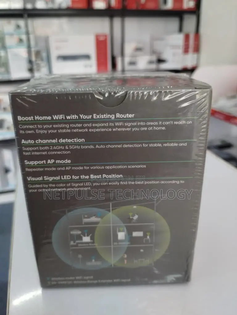 Hikvision Ac1200 Dual Band Wi-Fi Extender Ds-3wre12c