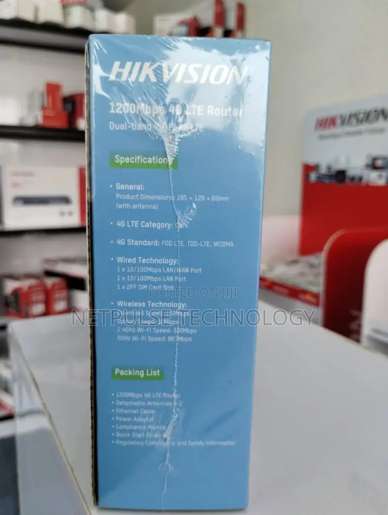 Hikvision 1200mbps 4g Lte Router Ds-3wr4g12c