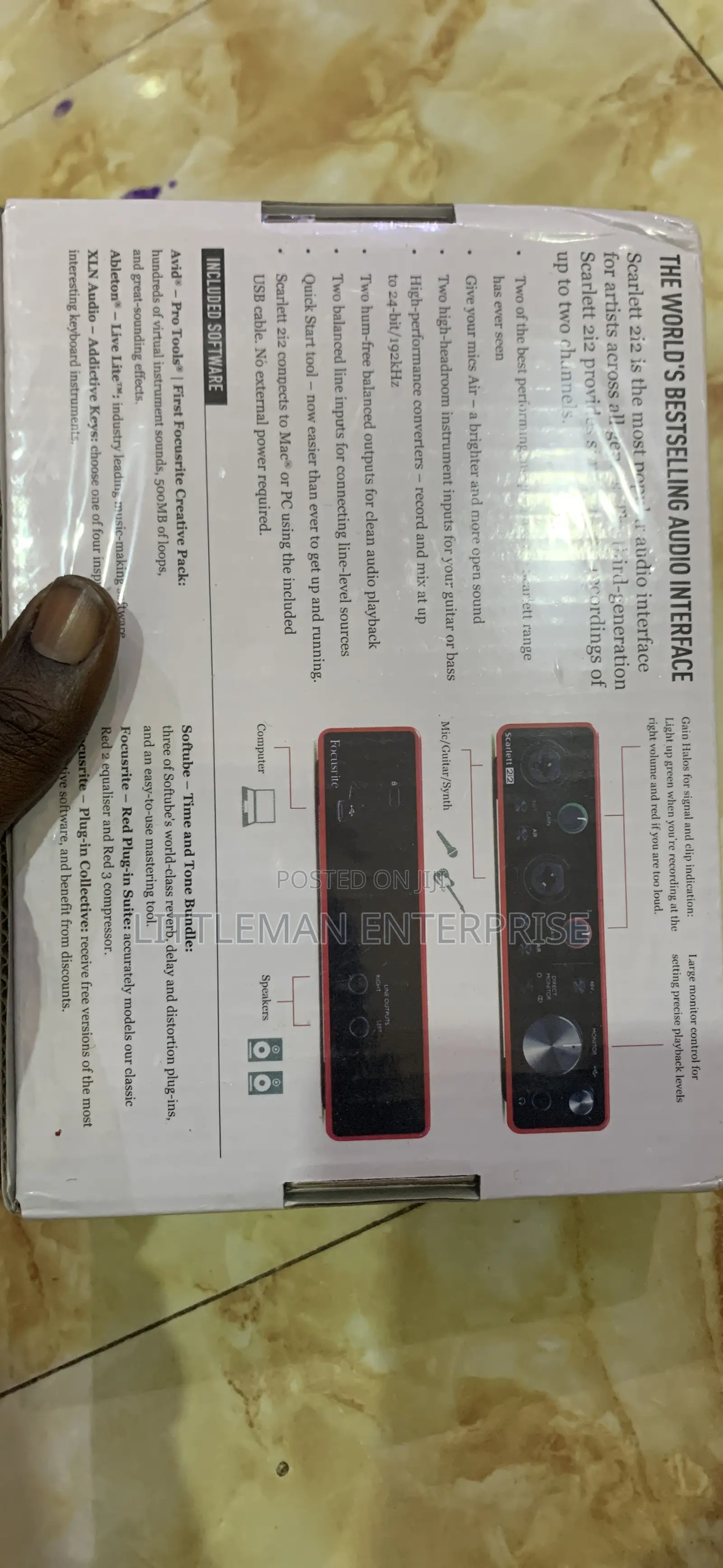 Focusrite Studio Sound Card 2i2 3rd Gen