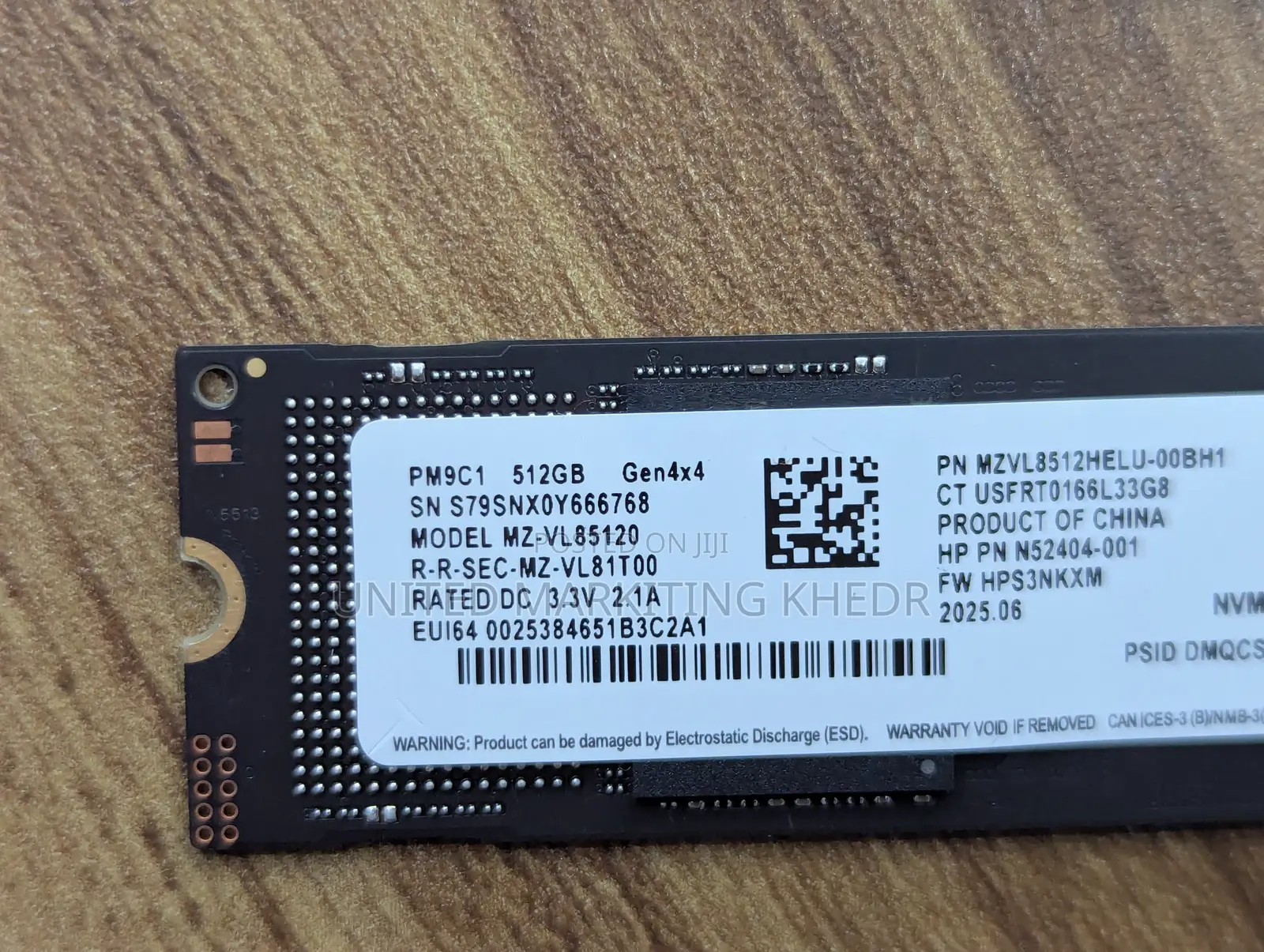 Nvme M.2 SSD 512 Gb Gen 4x4 for Laptop or Desktop