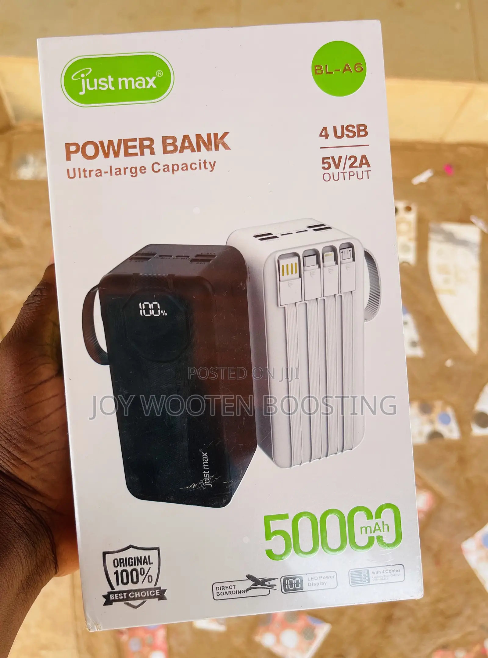 Justmax 50,000 Mah Power Bank
