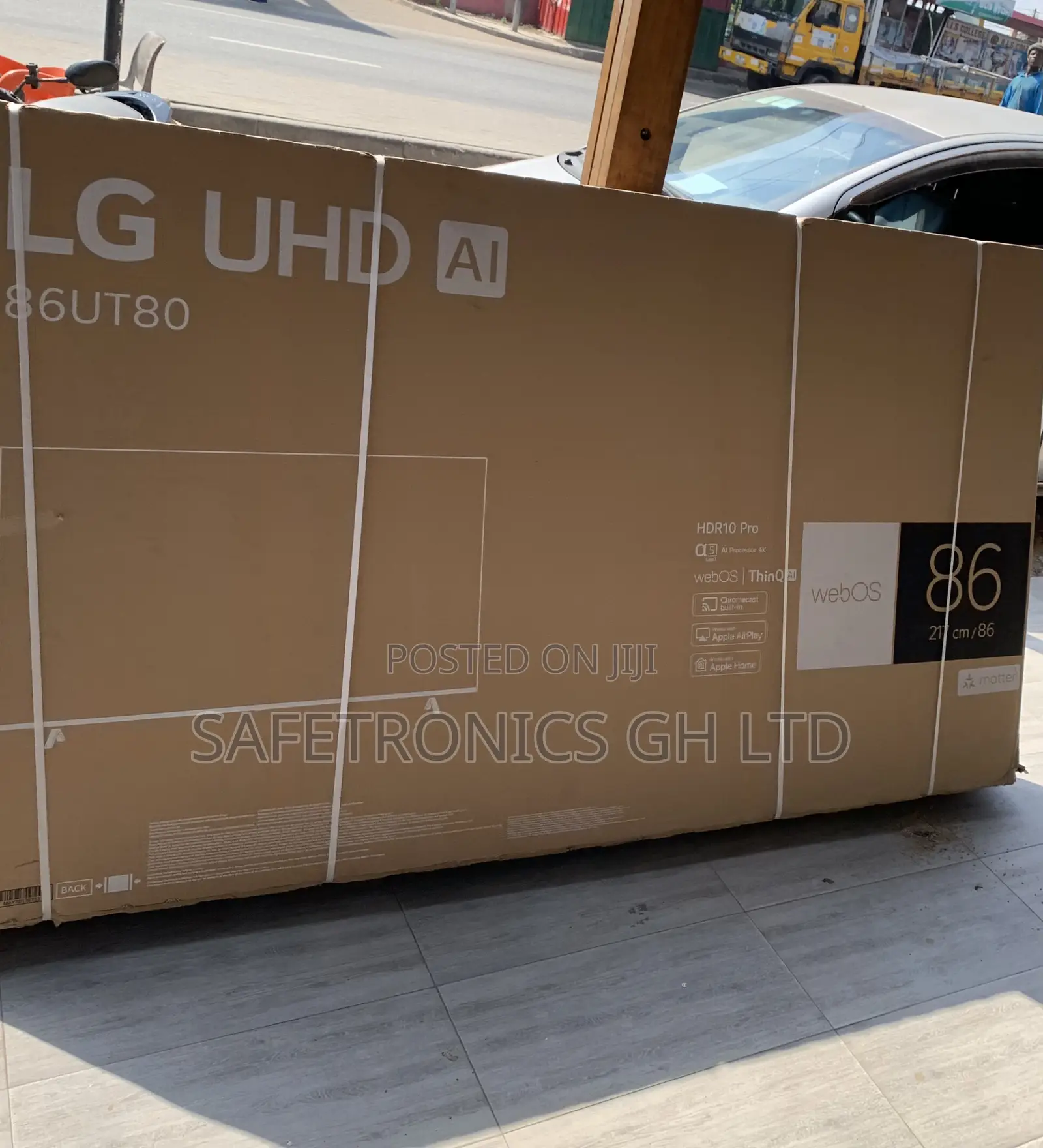 Crystal Smart Uhd Led Lg Ut810!86 Inch Android Frameless Tv