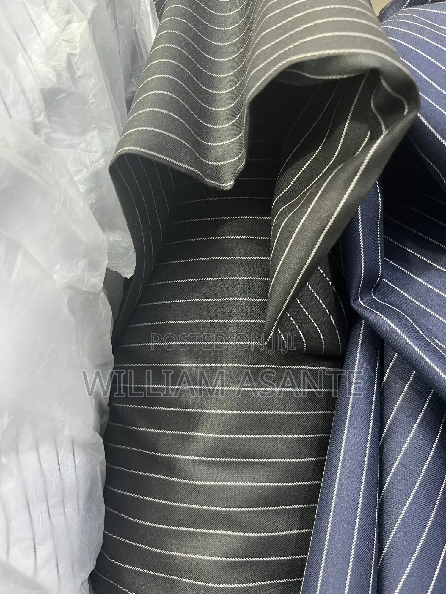Suiting Fabrics With Stripes
