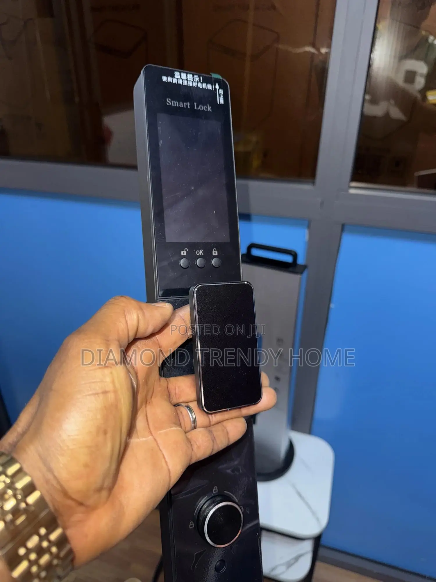 Biometric Door Lock With Voice Command.