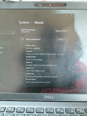New Laptop Dell Latitude 5400 16GB Intel Core i7 SSD 512GB
