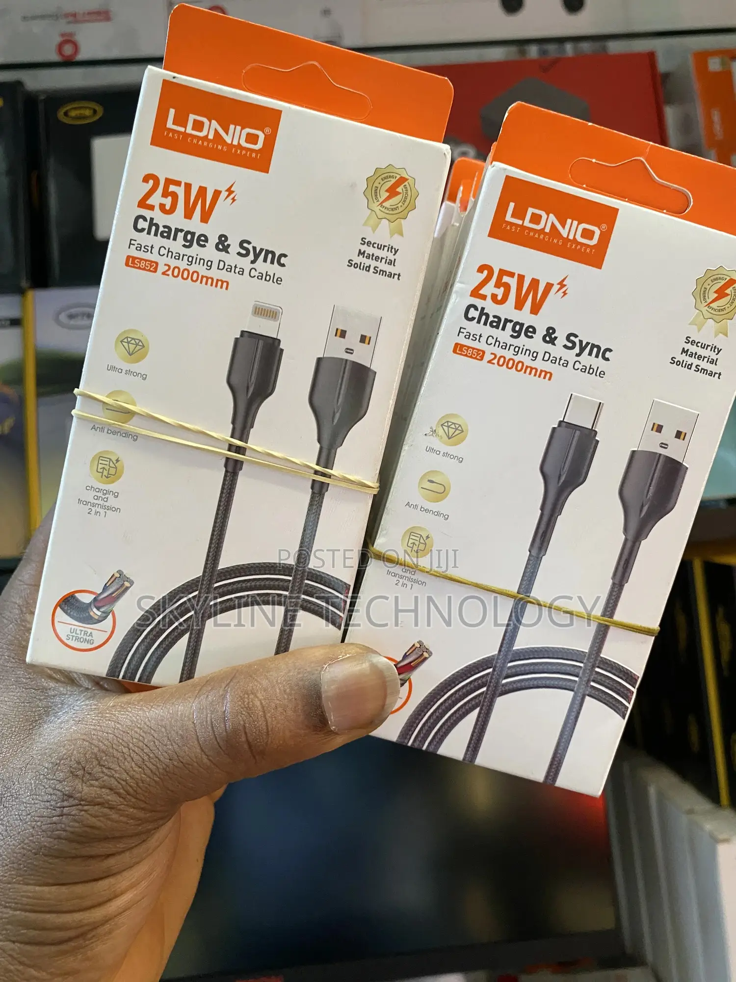 Ldnio Original Usb Type C and iPhone Cable.