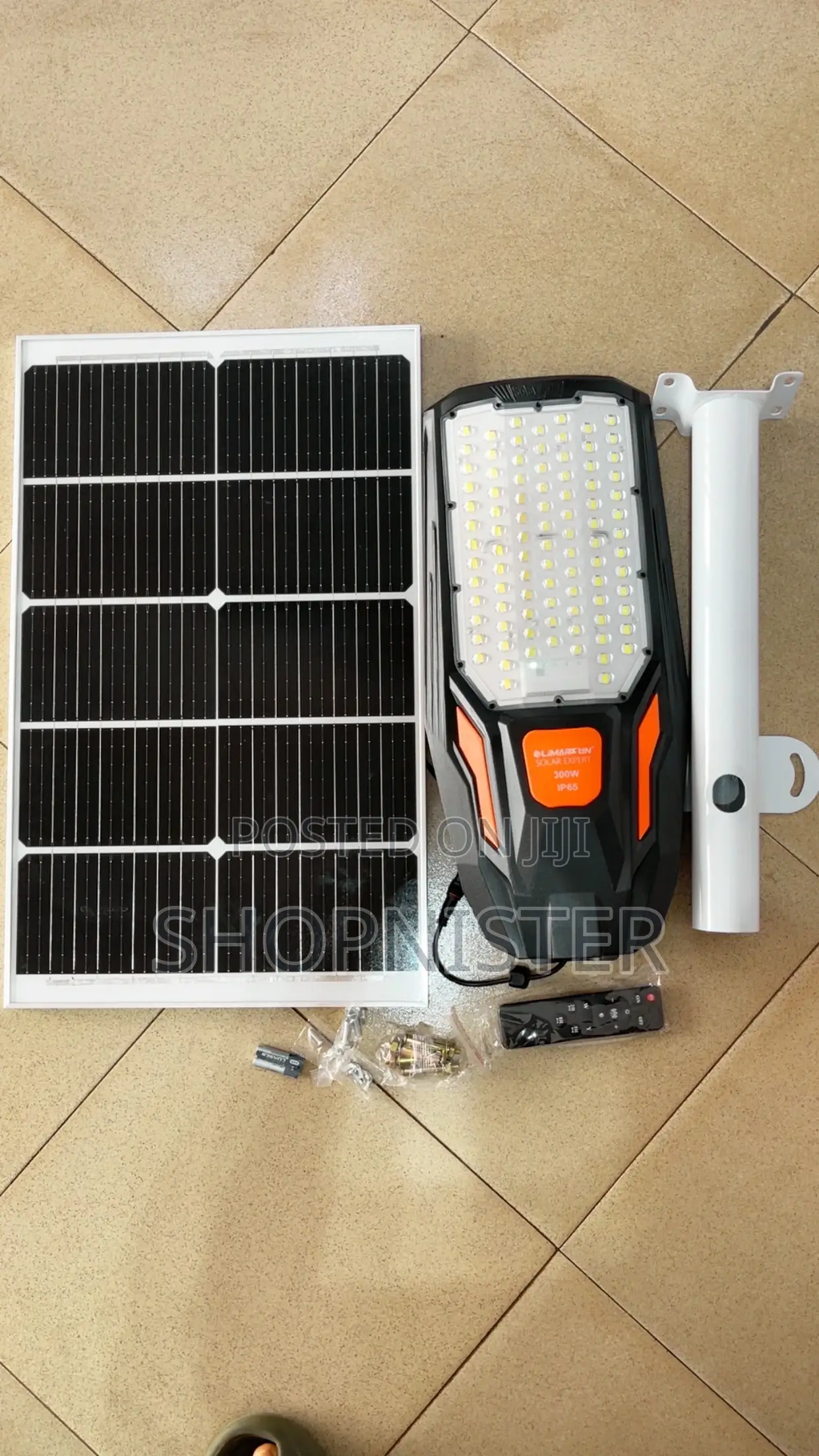 300w Solar Streetlight With Separate Panel