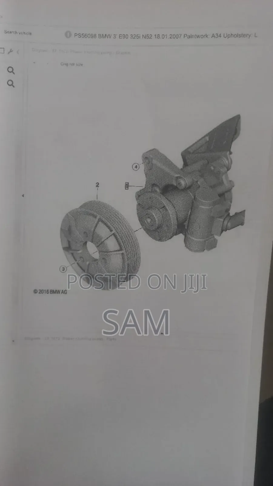 Power Steering Pump BMW E90