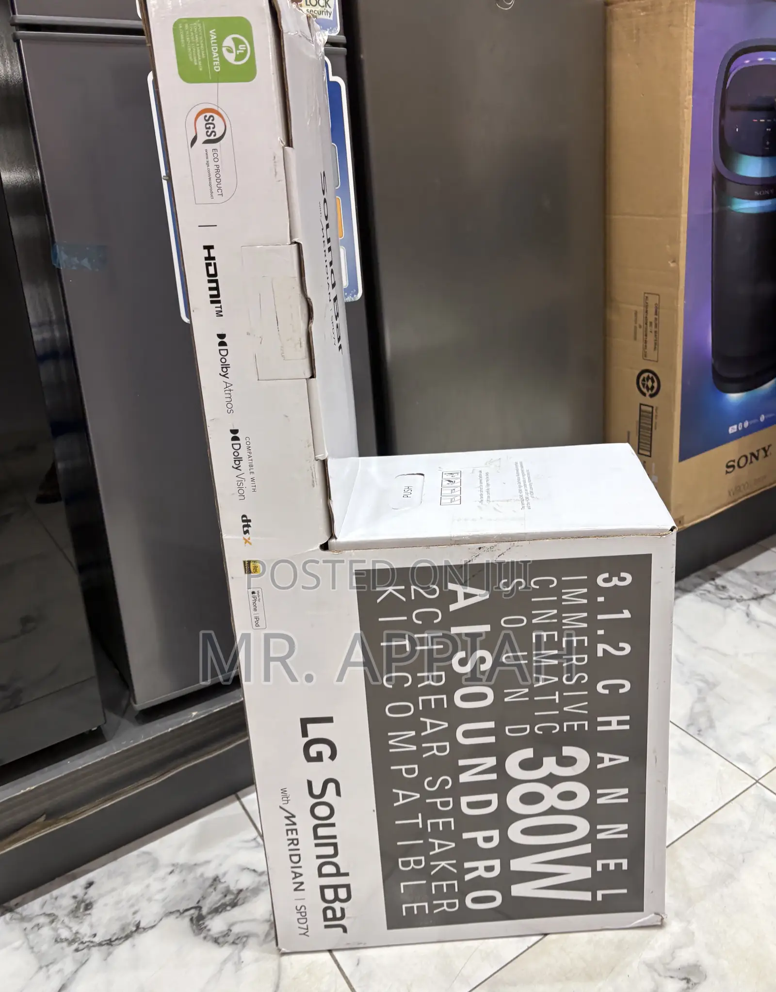 Fresh in Box Lg Spd7y 3.1.2 Channel Sound Bar System(380watt) 