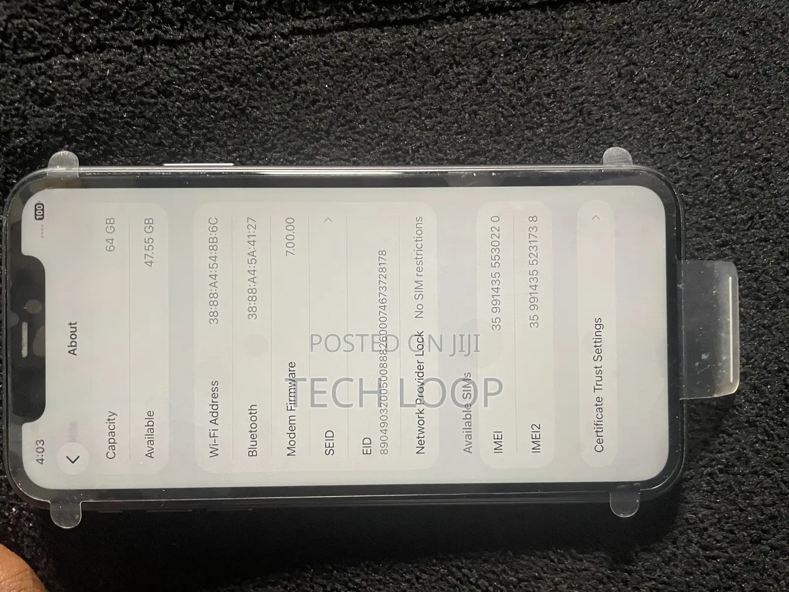 New Apple iPhone 11 64 GB Black