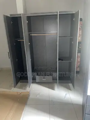 Four Doors Wooden Wardrobe