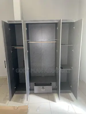 Four Doors Wooden Wardrobe