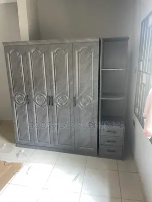 Four Doors Wooden Wardrobe
