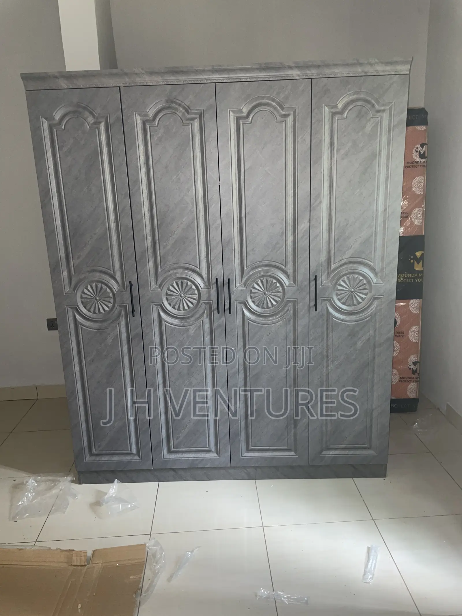 Four Doors Wooden Wardrobe