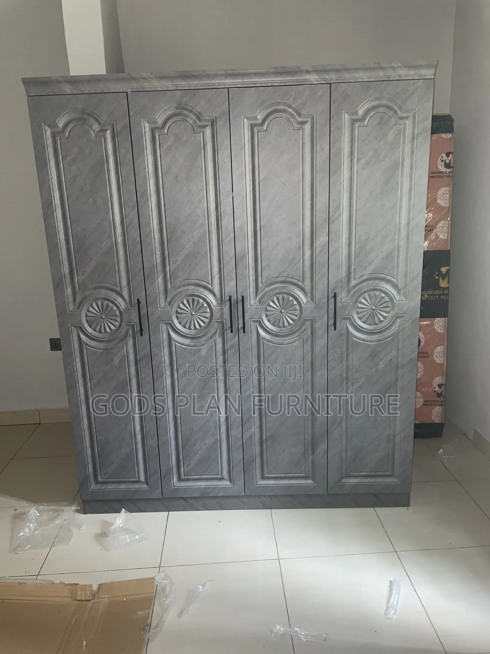 Four Doors Wooden Wardrobe