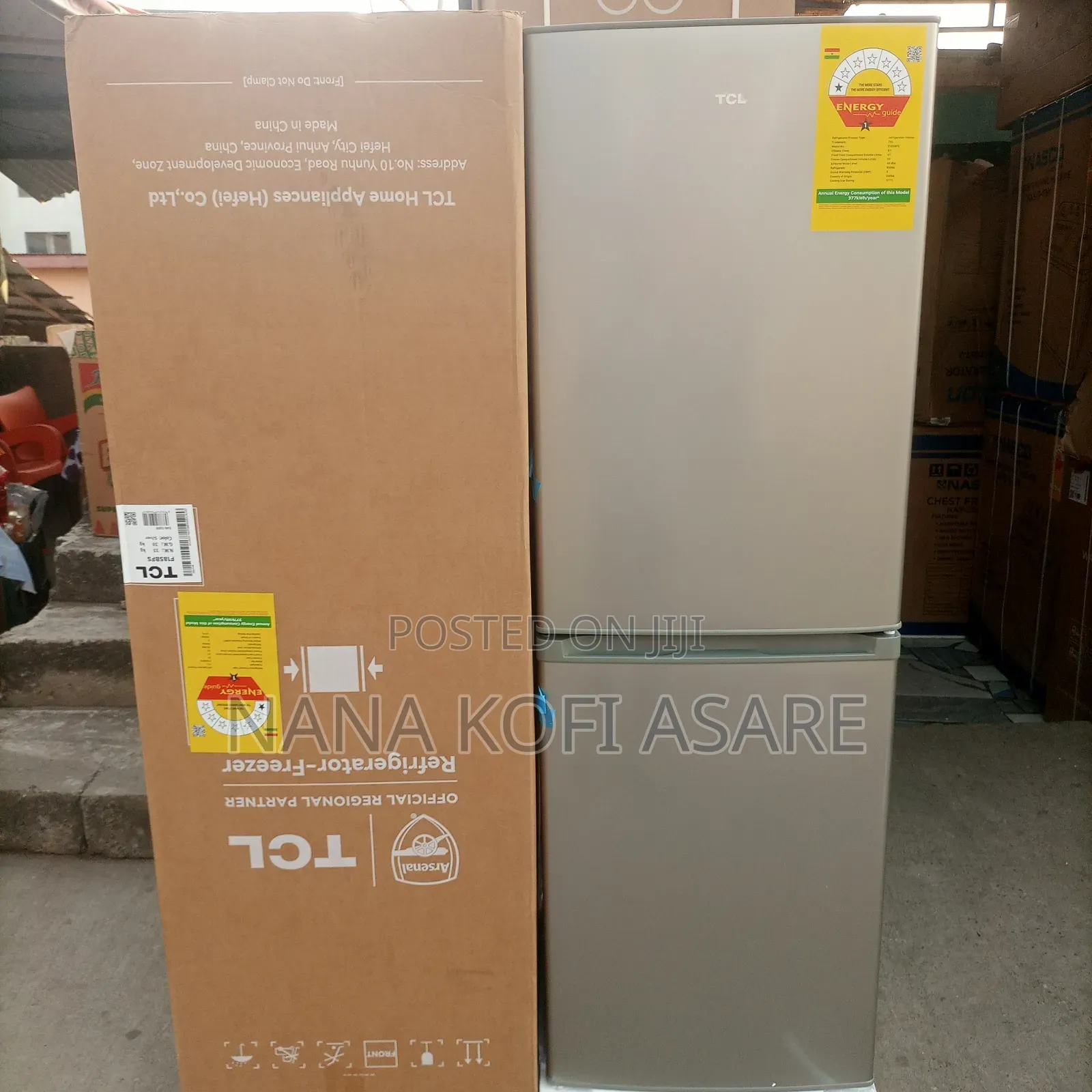 TCL 150litres Bottom Freezer Refrigerator
